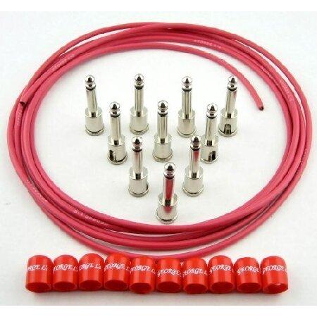 George L's Red Cable Kit Red Caps 並行輸入品