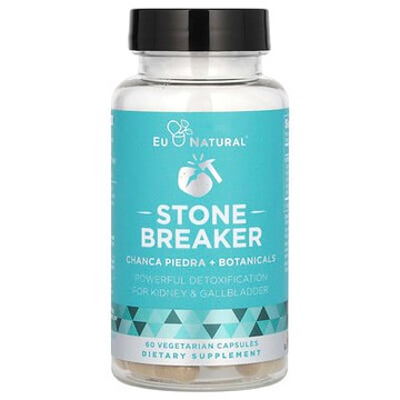 Eu Natural, STONE BREAKER，珍珠草碎石補充劑，60 粒素食膠囊