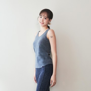 INDIGO細肩帶挖背背心