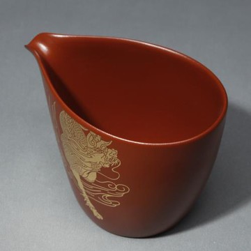 宜興紫砂公道杯分茶公杯原礦大紅袍公杯茶器小容量功道杯茶器配件