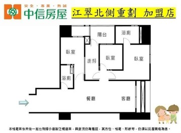 中正商圈*富江翠面中庭安靜美妝3房車｜新北市板橋區中正路