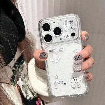 波點小天使 生日禮物🎀 台灣出貨🚀蘋果iPhone17 16 15 Pro Max 14 13 12 11手機殼保護殼