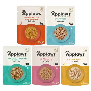 主食 【12入組】Applaws愛柏思-天然鮮食貓餐包 70g (Applaws愛普士)