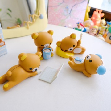 現貨【Rilakkuma拉拉熊】正版授權 懶懶生活系列公仔盲盒 盒玩 懶懶熊 日落小物 交換禮物 聖誕禮物