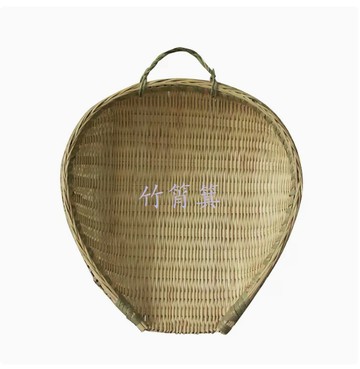筲箕家用商用優質精美竹編大小瀝水瀝飯瀝米洗菜果盤 簸箕 竹製簸箕 竹製筲箕