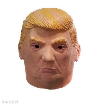 BANG 川普面具 惡搞面具 台灣出貨 頭套 交換禮物 聖誕節禮物 面具 生日禮物 萬聖節 模仿【A000】