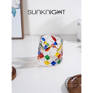 SUNKNIGHT.Color.彩伴杯具家用創意解壓杯茶杯果汁杯威士忌杯旋轉