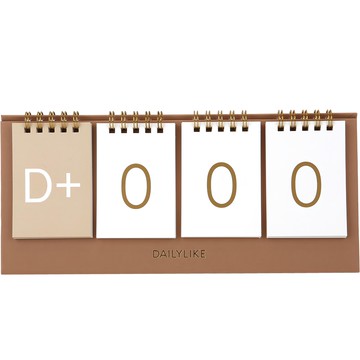 Dailylike 倒數日曆  混色  1入