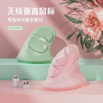 Micropack邁可派克垂直滑鼠人體工學靜音辦公電腦筆記本平板