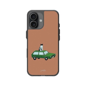iPhone 17 Clear (相機按鈕) 酷墨灰 - Soupy Tang 湯舒皮 - Roof Seat