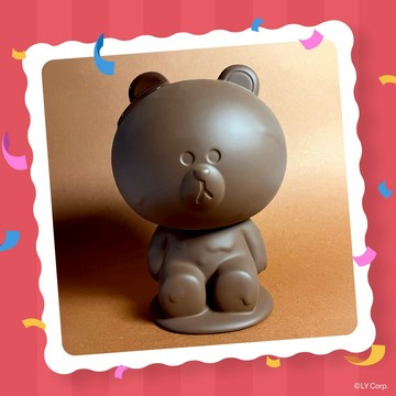 野獸國直營店｜LINE FRIENDS meets URDU 7 INCH 公仔 黑巧克力熊大