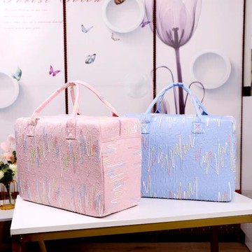 旅行包女大容量收納袋手提便捷待產包可套拉桿箱短途衣服行李袋子