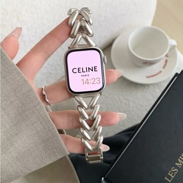 金屬不鏽鋼錶帶 適用 Apple Watch 10 9 7 6 5 4 SE 41mm 45mm 46mm 蘋果手錶錶帶