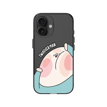 iPhone 16 Clear (相機按鈕) 酷墨灰 - 鹿人 Twodeerman - 王伯伯：你沒發現我在看你嗎？