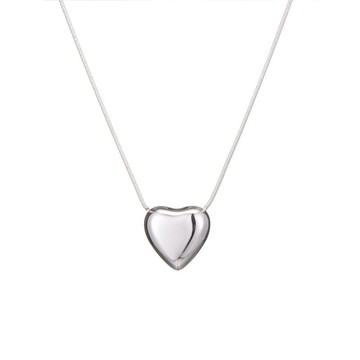 宏雲Hongyun-QJ-廠家韓國簡約大愛心項鍊網紅桃心吊墜鎖骨鏈