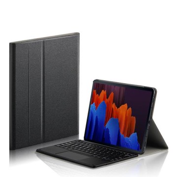 適用適用Galaxy Tab S7+Plus鍵盤保護套12.4寸T970/5藍牙鍵盤皮套