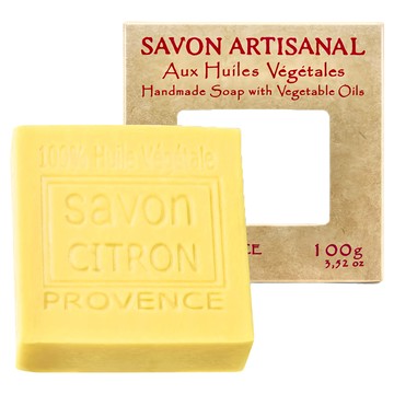 Jollyard 潔麗雅緻皂大師 普羅旺斯檸檬香氛手工皂 含橄欖油、甜杏仁油  100g  1個