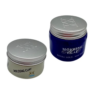 【海夫】義大利 VIFA MOLDING CLAY X元素 髮泥 雙包裝(風暴冰泥115ml / 玩酷凝土115ml)