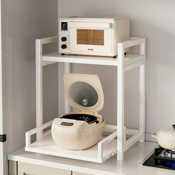 APP下單享點數9% 廚房電飯煲置物架家用臺面多功能可抽拉抽屜烤箱支架微波爐收納架