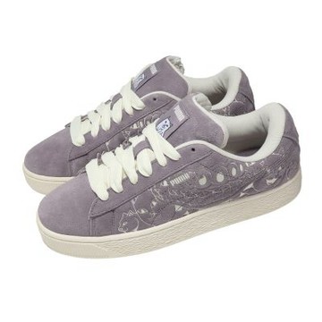 Puma 休閒鞋 Suede XL Ripndip 男鞋 女鞋 紫 麂皮 聯名 中指貓 403651-01
