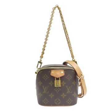 LOUIS VUITTON LV 路易威登 棕色 原花帆布 Just In Case 兩用包（無鑰匙）M47096 【二手名牌BRAND OFF】