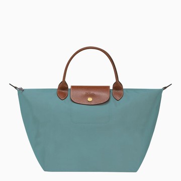 Longchamp Eucalyptus Coloured Le Pliage Original M Bag
