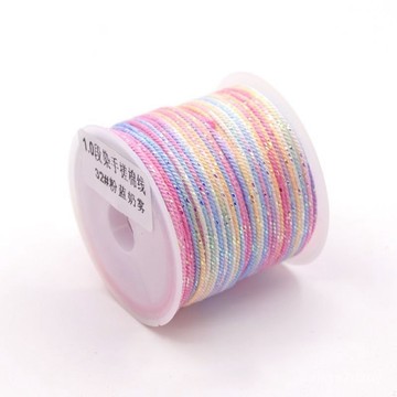 段染幻彩星空手搓棉綫文玩綫繩手工DIY串珠流蘇編繩耐磨流蘇棉繩
