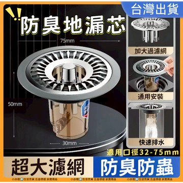 快速出貨🧊防臭地漏芯 磁吸地漏 超大過濾斷層地漏 防臭芯 加長地漏 衛生間通用 浴室排水口下水道 防返臭神器封口蓋地漏