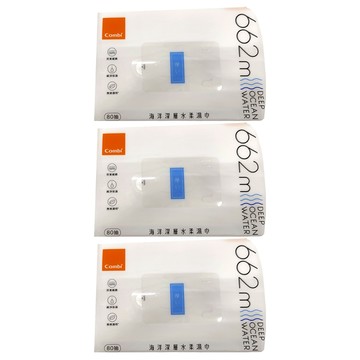Combi 康貝 海洋深層水柔濕巾  厚型  80抽  2g  80張  3包