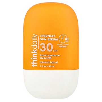 think, Thinkdaily，日常抗曬精華，SPF 30，無香，1 液量盎司（30 毫升）