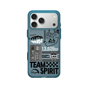 iPhone 17 Pro Max Clear (相機按鈕) 夜幕藍 - 24 Hours of Le Mans - Graffiti