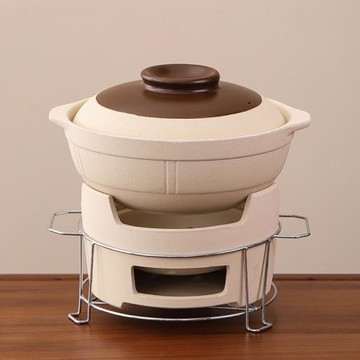 圍爐商用炭火牛雜打一體沙鍋爐子土砂鍋泥爐老式砂鍋煲邊爐鍋火鍋