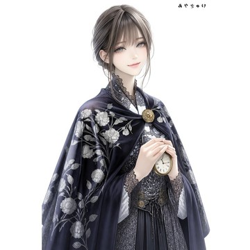 【9 月新款】07-141-0187 人物貼紙 幻想復古浪漫咖啡廳