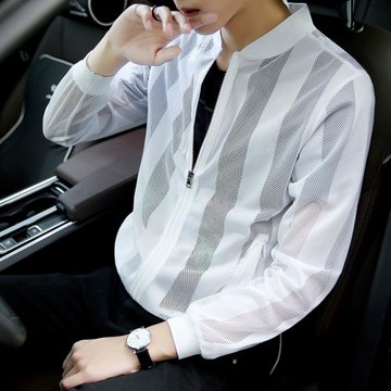 防曬衣服超薄款2025新款夏季防嗮夾克潮流外衣服潮牌男士外套夏天