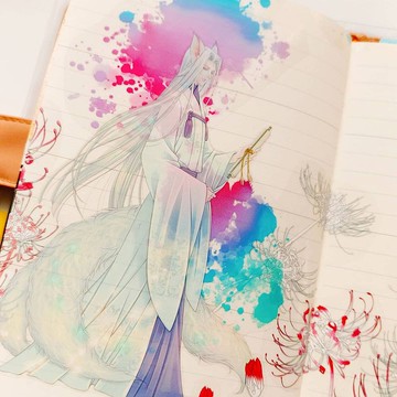 曼殊沙華【彼岸花開‧天卷】透明亮面 PET 紙膠帶