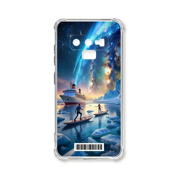 Note 系列殼 TRON 三星 NOTE 9 冰川上的划船  載具 四角防摔殼 手機殼