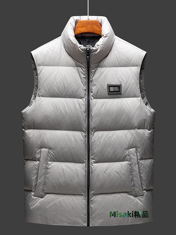 鴨鴨羽絨服男爸爸裝秋冬短款休閑馬甲2024新款男款時尚男士外套Y-Misaki精品
