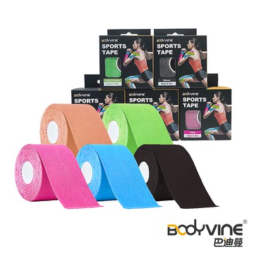 【BODYVINE巴迪蔓】肌能動力貼-1入(適用多種運動情境、貼紮穩定肌肉、TAPE-5X500)