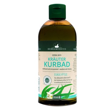 德國 HERBAMEDICUS 草本活力泡澡精油 桉樹 500ml 4瓶 舒緩疲勞、放鬆身心  1組  2L
