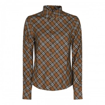 Burberry - Brown Cotton Shirt 10