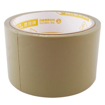 鹿頭牌大管芯布紋PVC膠帶/PV31N/棕/60mmx12M