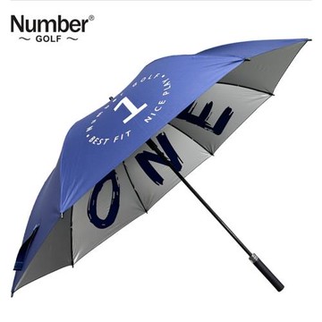 新款Number高爾夫傘自動加大防曬帶膠遮陽傘男加厚加固商務雨傘