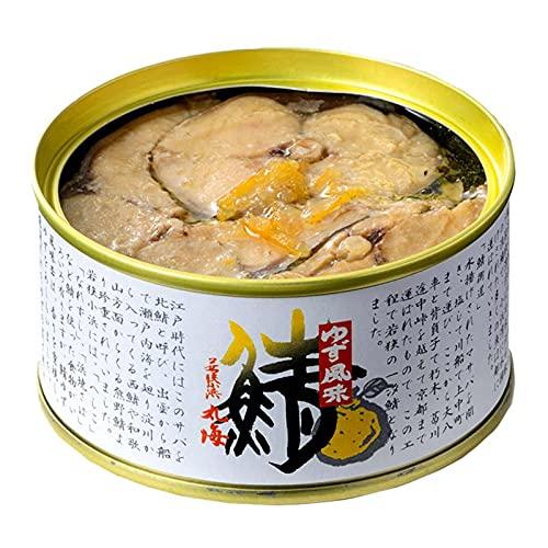 若狭小浜丸海 鯖味付缶生姜入り 180g