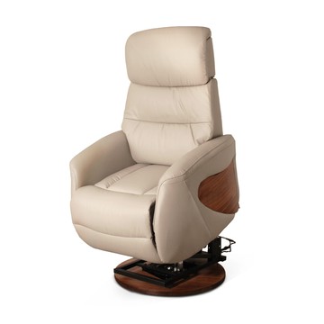 Marquez馬奎斯貴族電動起身椅(雙馬達&旋轉座)-暖灰