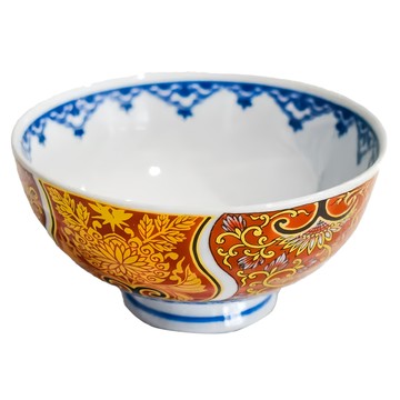 佐和陶瓷 伊萬里飯碗 日本製造 11.5 x 5.5公分 250mL  朱紅金  1個