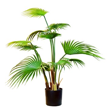 【YU Living】人造棕梠樹盆栽-79CM