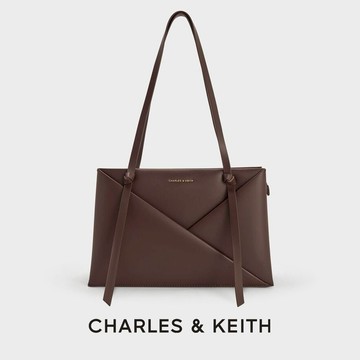 【CHARLES & KEITH】Midori 綁結手提托特包｜秋冬新品｜陪伴你每個重要時刻｜通勤約會兩用｜生日禮物｜快速出貨｜小CK