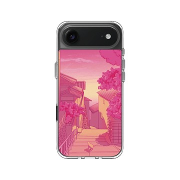 iPhone Air Clear Case（相機按鈕） 透明 - Denise Rashidi (Surudenise) - 櫻花貓咪