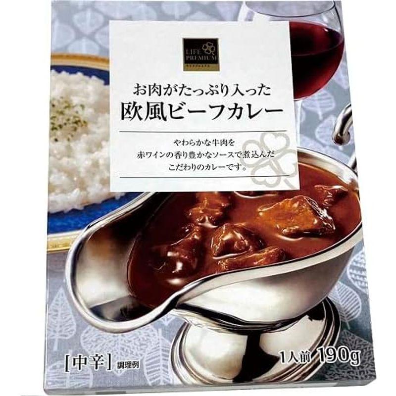 ライフプレミアム お肉がたっぷり入った欧風ビーフカレー 190g