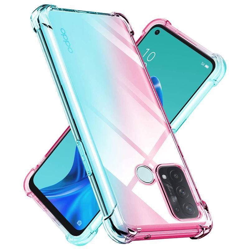 OPPO Reno7 A ケース TPU クリア 薄型 軽量シリコン グラデーション色